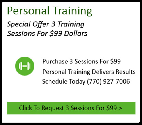 Special Offer, 3 Training Sessions For $99 Dollars