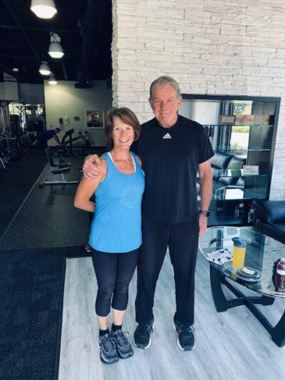 Liz and Jim train with GPT to help their tennis game and overall health.