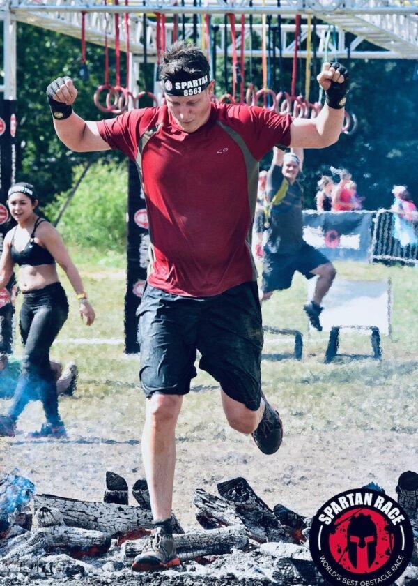 Georgia Personal Training client Adrian completing his first Spartan Race. Improve your health & fitness with GPT.
