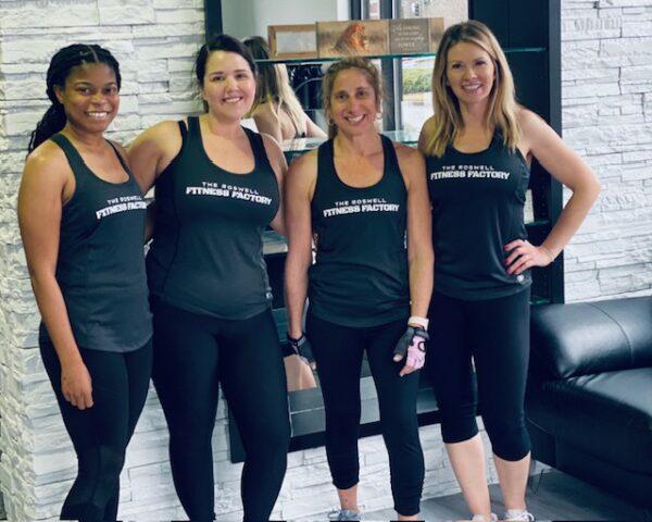 Georgia Personal Training group session with my favorite ladies. Sporting their new Fitness Factory shirts. Personal Training for Women.